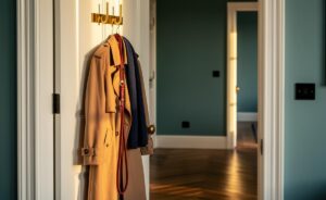 The hook behind the door for clean lines: how clever storage avoids unsightly clutter