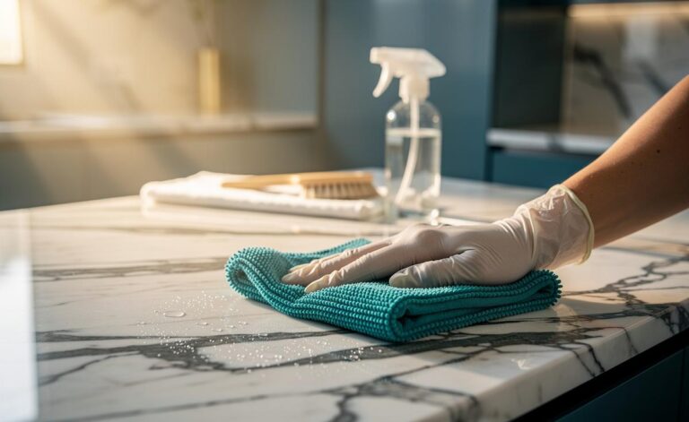 The soundproof scrub that saves marble: why gentle cleaning extends surface brilliance