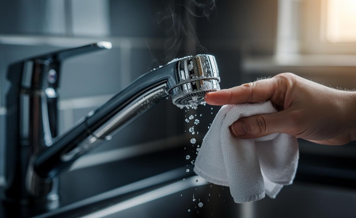 The tap touch trick for water spots: how gentle pressure combats calcium build-up